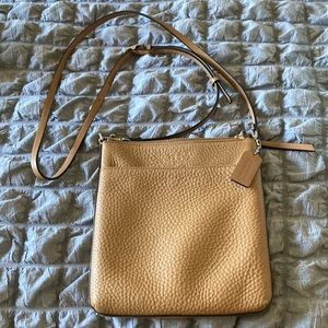 Coach crossbody leather handbag.